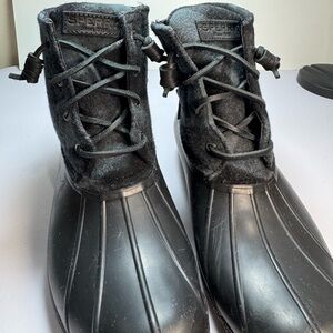 Sperry Charcoal Waterproof Boots